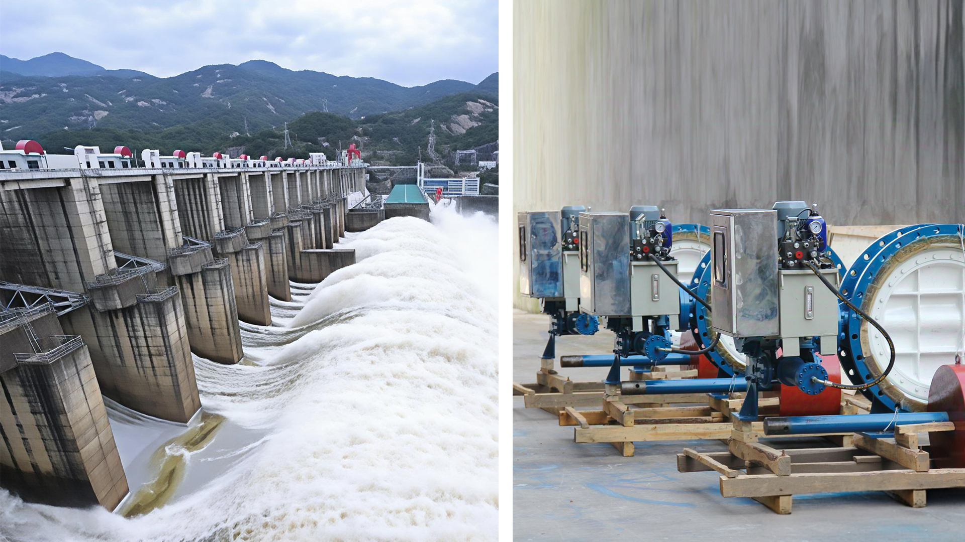 Hydraulic controlled slow closing check butterfly valve